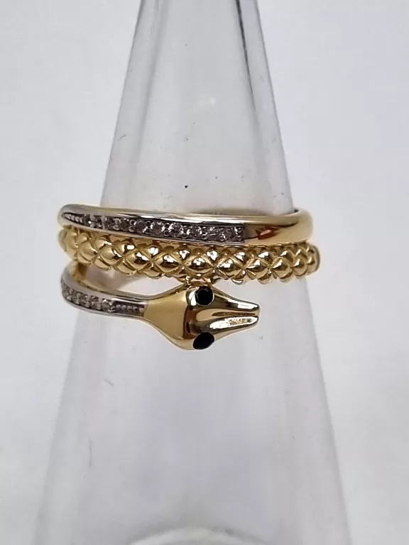 ZŁOTY PIERŚCIONEK WĄŻ 585 5,09G R.19