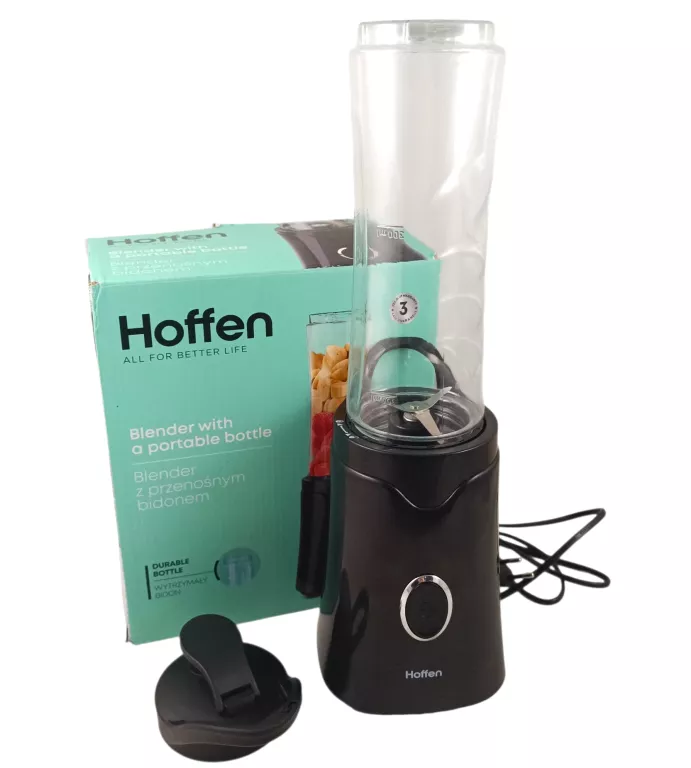 HOFFEN BLENDER Z PRZENOŚNYM BIDONEM CZARNY 350 W 338
