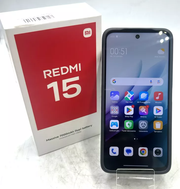 TELEFON  REDMI 15 256 GB PUDEŁKO