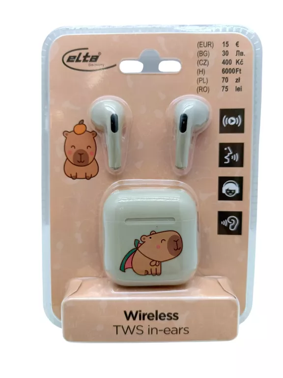 SŁUCHAWKI DLA DZIECI BT KAPIBARA ELTA
