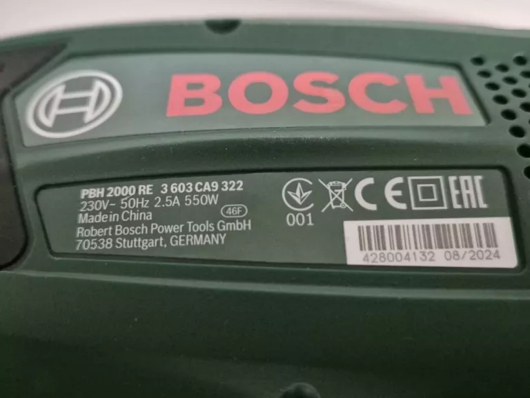 MŁOTOWIERTARKA BOSCH PBH 2000 RE