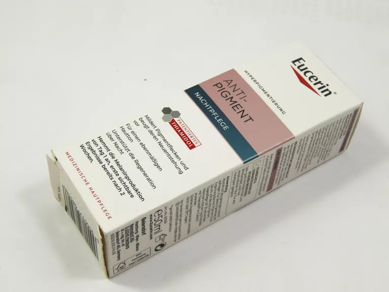 EUCERIN ANTI-PIGMENT, KREM NA NOC Z THIAMIDOLEM, PRZECIW PRZEBARWIENIOM, 5