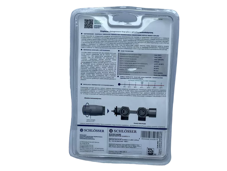 PRZYŁĄCZE ZINTEGROWANE Z GŁOWICĄ TERMOSTATYCZNĄ SCHLOSSER 3/4'' LEWY