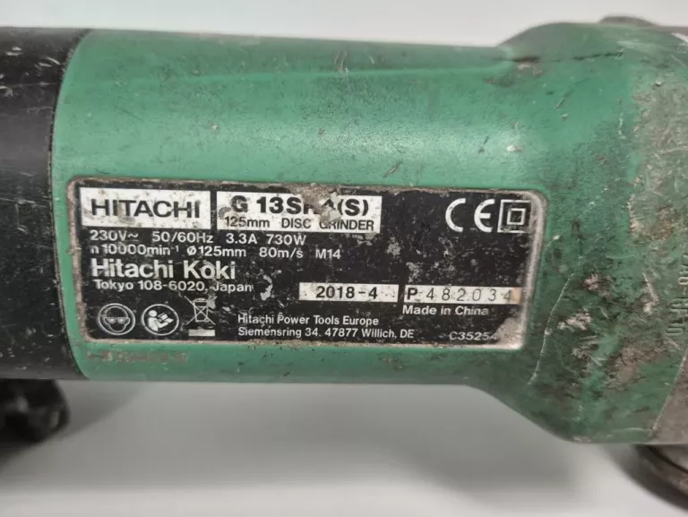 SZLIFIERKA KĄTOWA HITACHI 730W