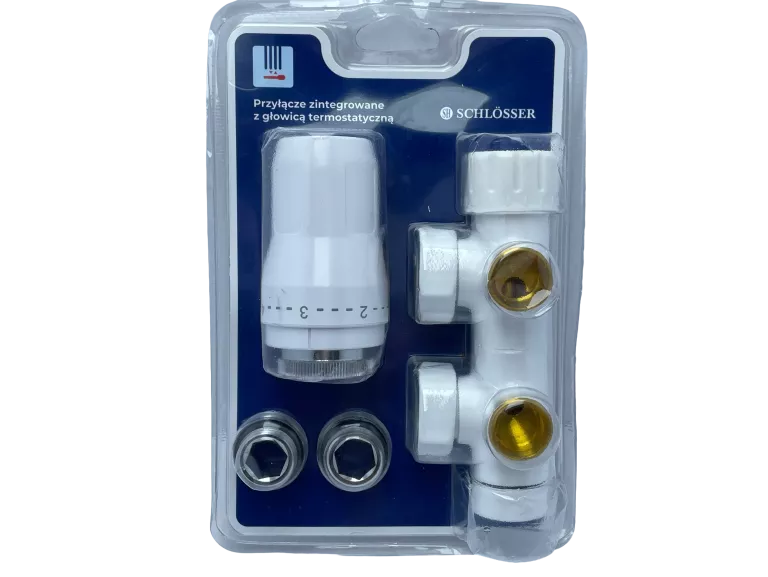 PRZYŁĄCZE ZINTEGROWANE Z GŁOWICĄ TERMOSTATYCZNĄ SCHLOSSER 3/4'' LEWY
