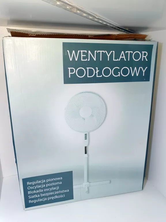 WENTYLATOR PODŁOGOWY PUDEŁKO