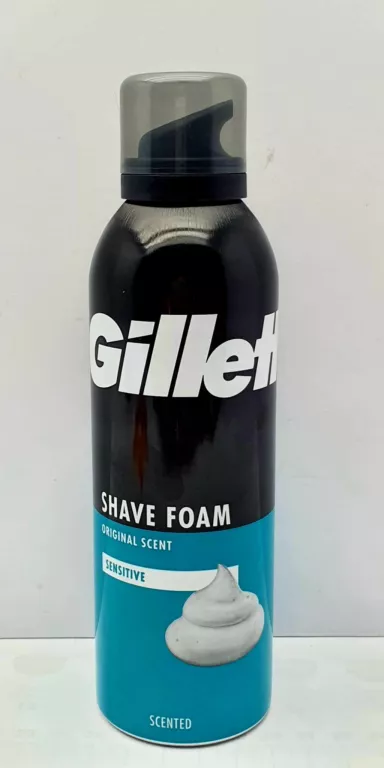 PIANKA  DO GOLENIA GILETTE  FOAM SENSITIVE 200 ML