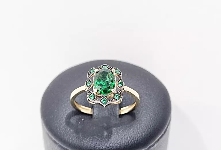 ZŁOTY PIERŚCIONEK PRÓBA 585 WAGA 2,16 G R:16