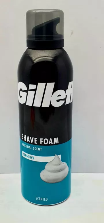 PIANKA  DO GOLENIA GILETTE  FOAM SENSITIVE 200 ML