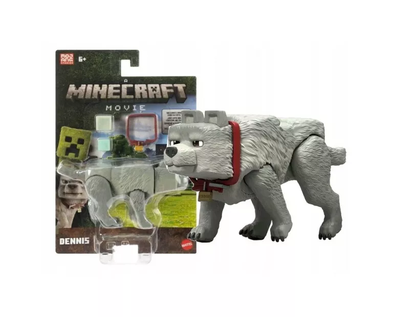 FIGURKA KOLEKCJONERSKA AKCJI WILK DENNIS - MINECRAFT MOVIE