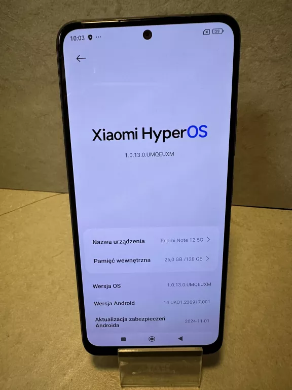 TELEFON XIAOMI REDMI NOTE 12 5G  128GB *PĘK NA APARACIE*