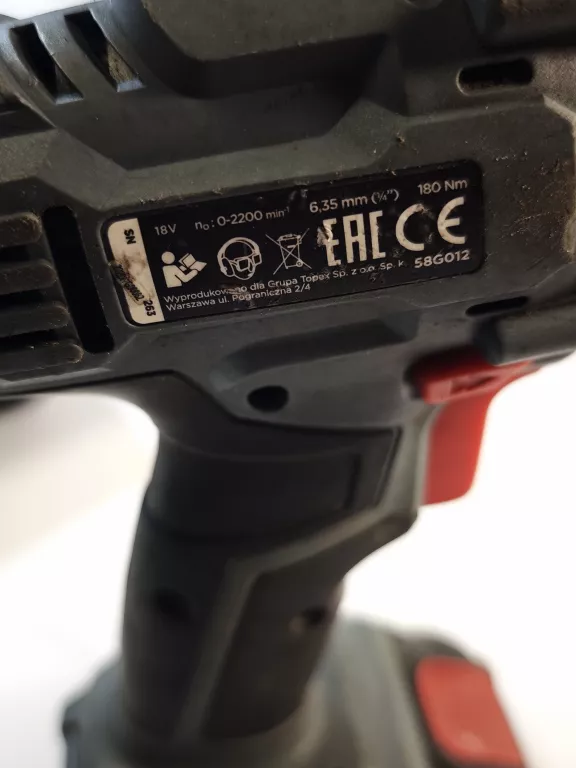 ZESTAW GRAPHITE 58G007, 58G012, 2 AKUMULATORY, ŁADOWARKA