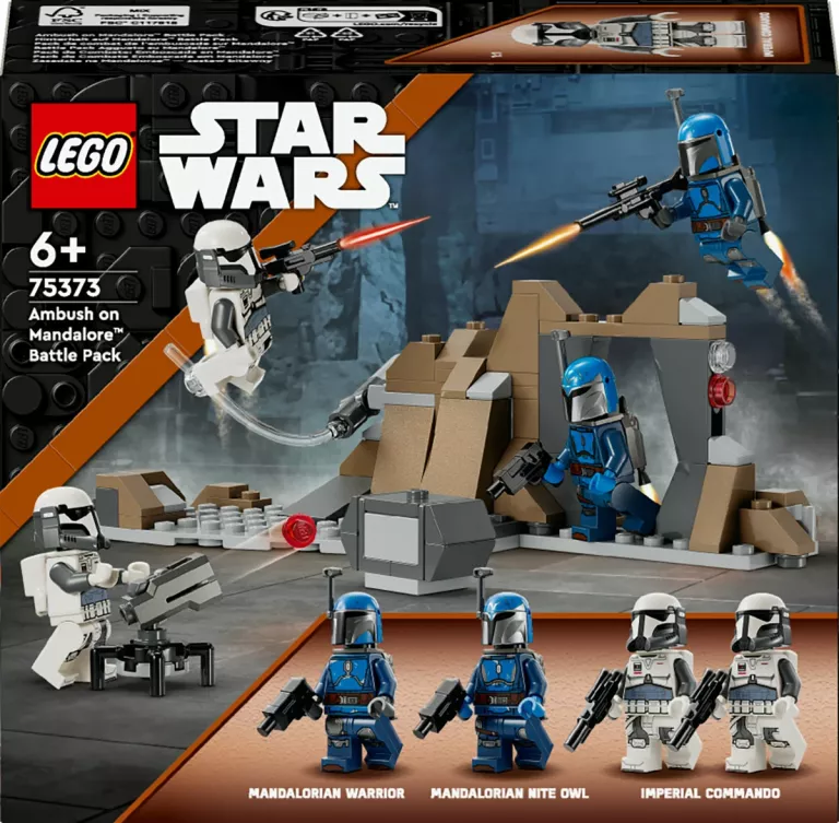 LEGO STAR WARS 75373 PAKIET BITEWNY MANDALORIAN USZKODZONY KARTONIK