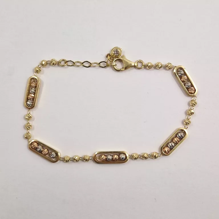 ZŁOTA BRANSOLETKA [585; 5,02 G; 17-20 CM]