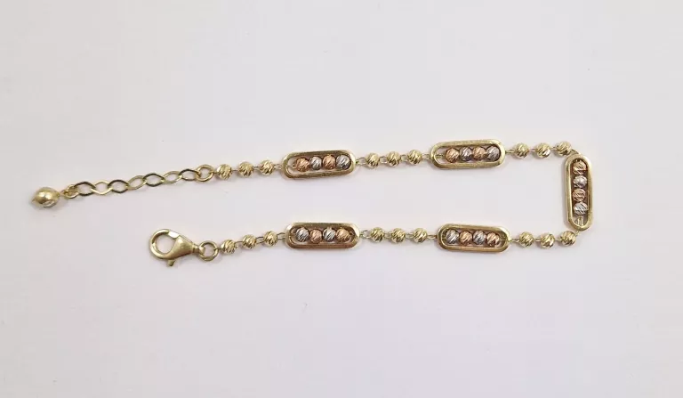 ZŁOTA BRANSOLETKA [585; 5,02 G; 17-20 CM]