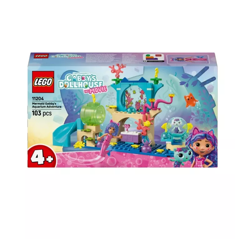 LEGO KOCI DOMEK GABI 11204 PODWODNA PRZYGODA SYRENKI GABI
