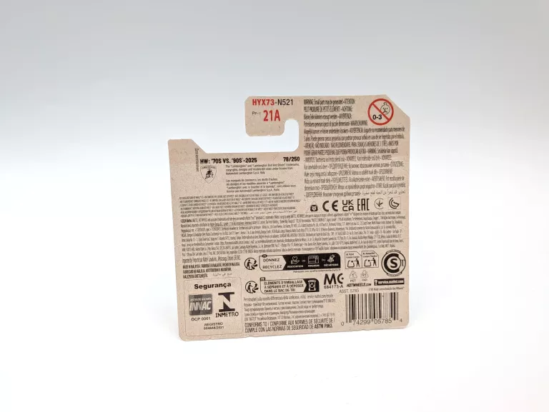 SAMOCHODZIK HOT WHEELS 71 LAMBORGHINI MIURA SV 78/250