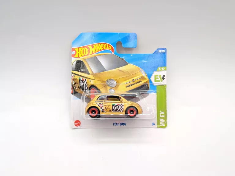SAMOCHODZIKI HOT WHEELS FIAT 500E 33/250