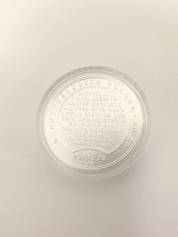 MONETA 50ZŁ AUGUST III SAS