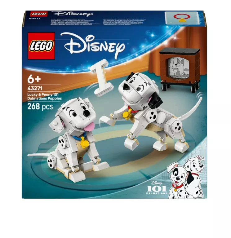 LEGO DISNEY 43271 101 DALMATYŃCZYKÓW SZCZĘŚCIARZ I PENNY