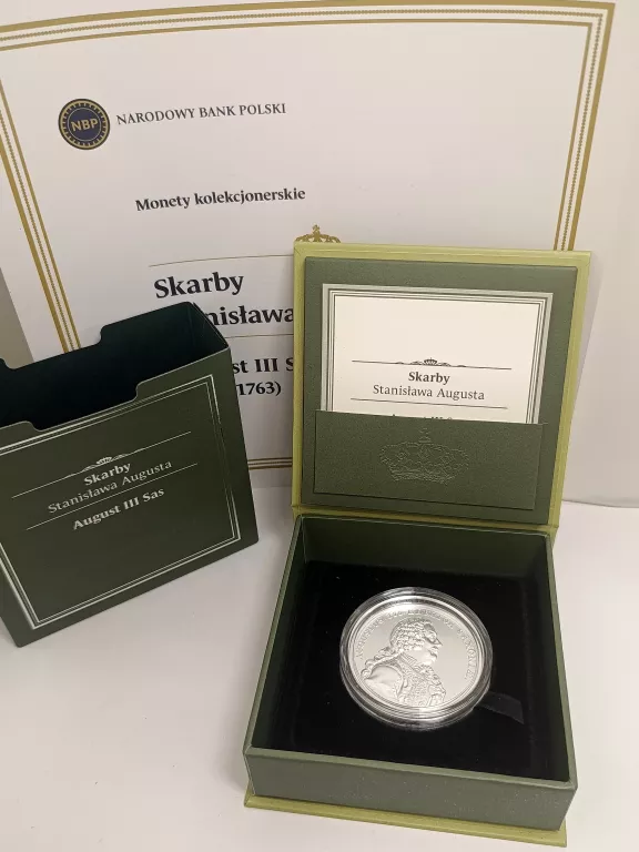 MONETA 50ZŁ AUGUST III SAS