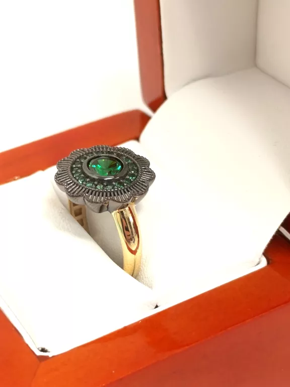 ZŁOTY PIERŚCIONEK PR.585 R.14