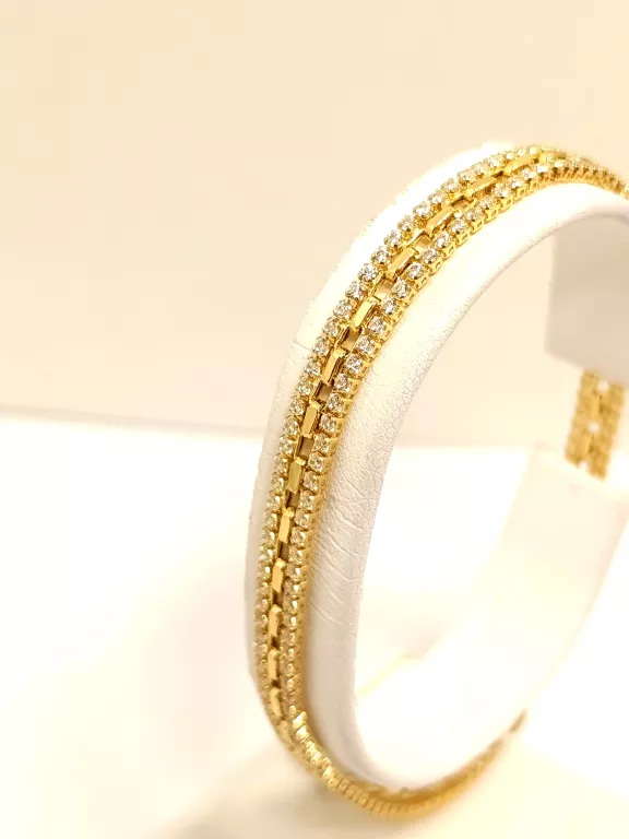 ZŁOTA BRANSOLETKA PR.585 19,5CM