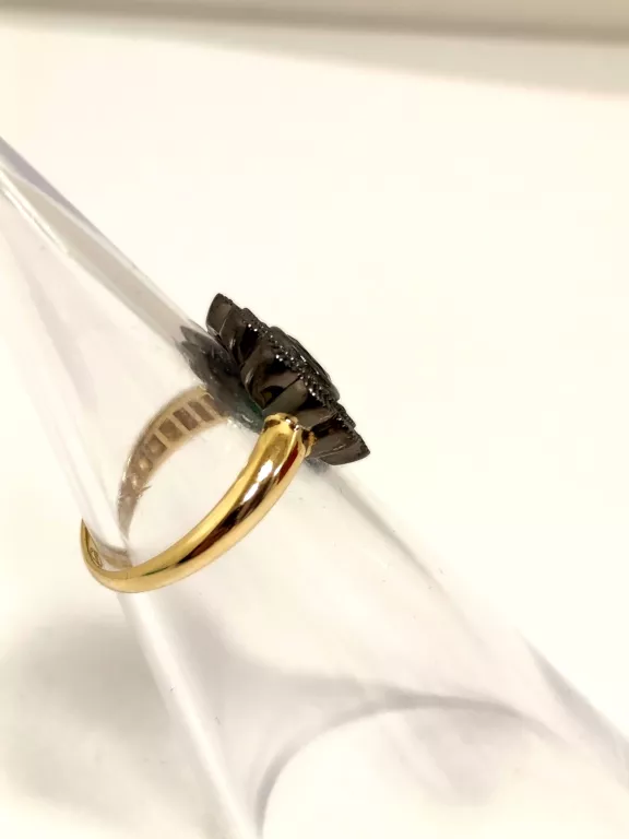 ZŁOTY PIERŚCIONEK PR.585 R.14