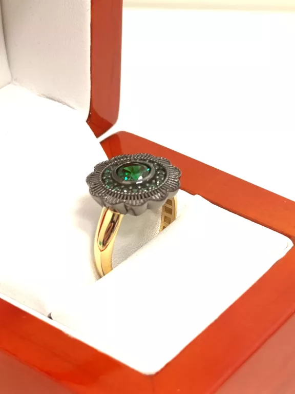 ZŁOTY PIERŚCIONEK PR.585 R.14