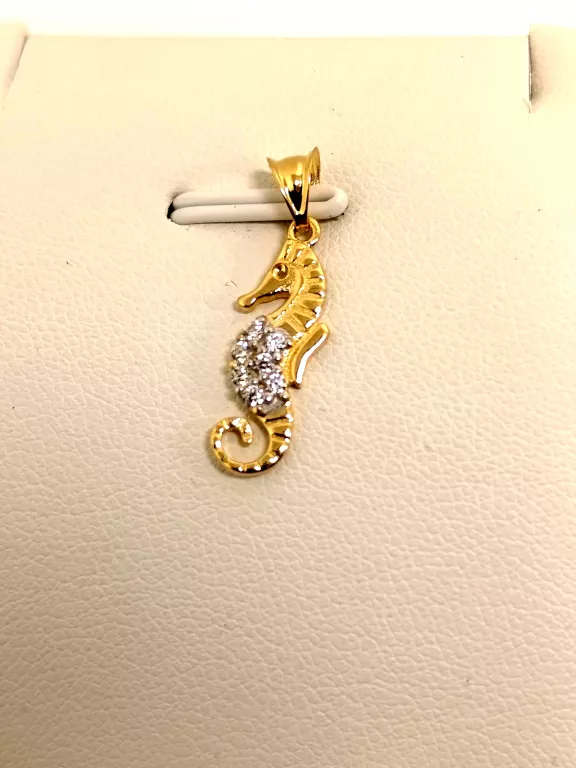 ZŁOTA ZAWIESZKA "KONIK MORSKI: PR.585 0,75G