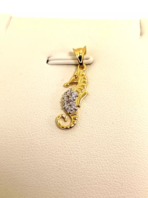 ZŁOTA ZAWIESZKA "KONIK MORSKI: PR.585 0,75G