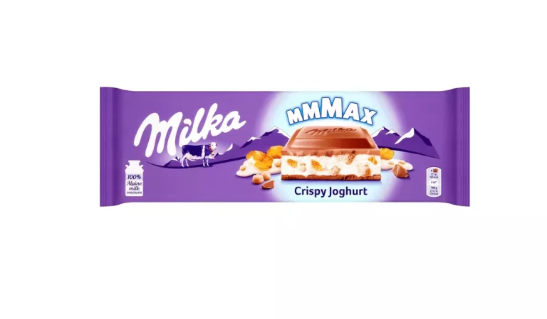 CZEKOLADA MLECZNA CRISPY JOGHURT MILKA 300 G
