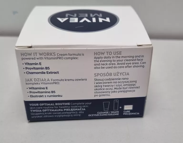 NIVEA MEN SENSITIVE ŁAGODZĄCY KREM NAWILŻAJĄCY PRZECIW PODRAŻNIENIOM 50 ML