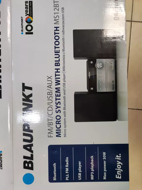 WIEŻA BLAUPUNKT MS12BT BT OKAZJA!