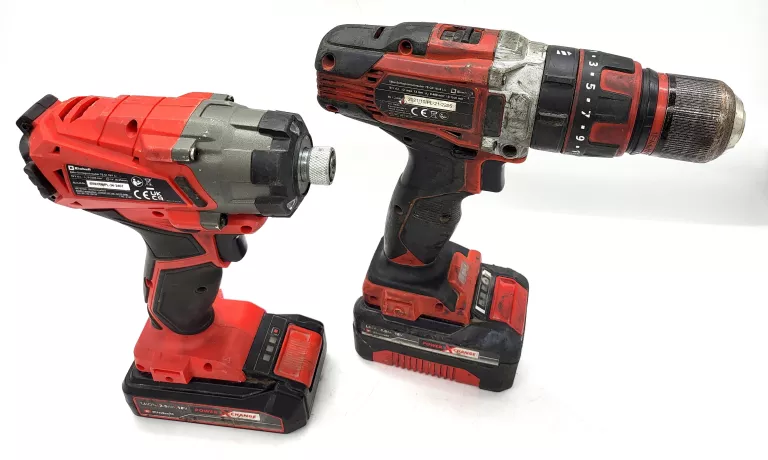 KLUCZ UDAROWY EINHELL TE-CI 18/1 + 2AKU + WKRĘTARKA EINHELL TE-CD 18/48