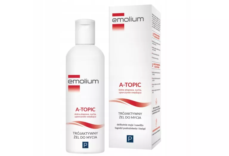 EMOLIUM A-TOPIC TRÓJAKTYWNY ŻEL DO MYCIA, 200 ML