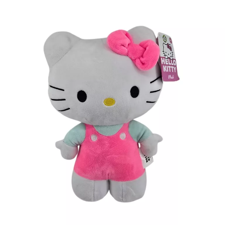 MASKOTKA PLUSZOWA HELLO KITTY 30CM RÓŻOWA SUKIENKA