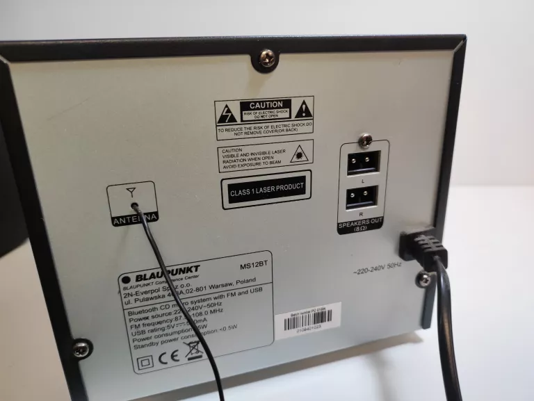 WIEŻA BLAUPUNKT MS12BT BT OKAZJA!