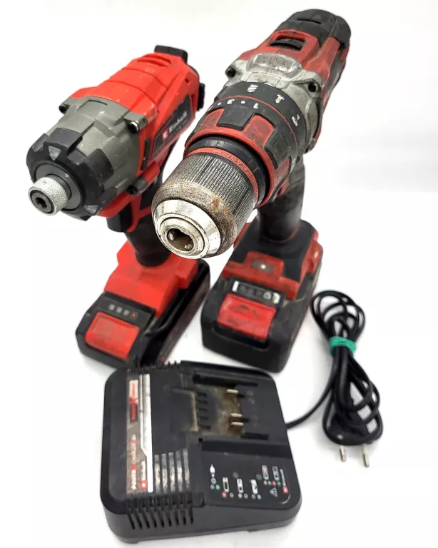 KLUCZ UDAROWY EINHELL TE-CI 18/1 + 2AKU + WKRĘTARKA EINHELL TE-CD 18/48