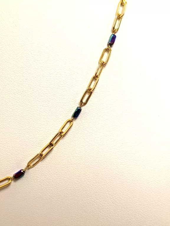 ZŁOTY ŁAŃCUSZEK PR.585 41CM 3,87G