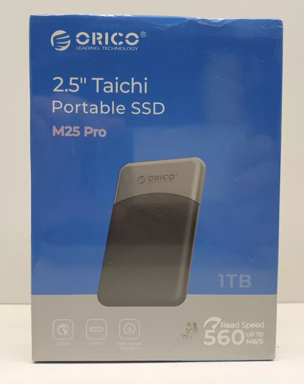 ORICO M25 PRO DYSK ZEWNĘTRZNY SSD 1TB PRZENOŚNY 560MB/S