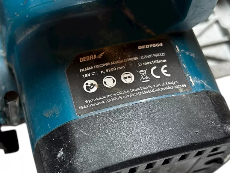 PILARKA TARCZOWA DEDRA DED7064