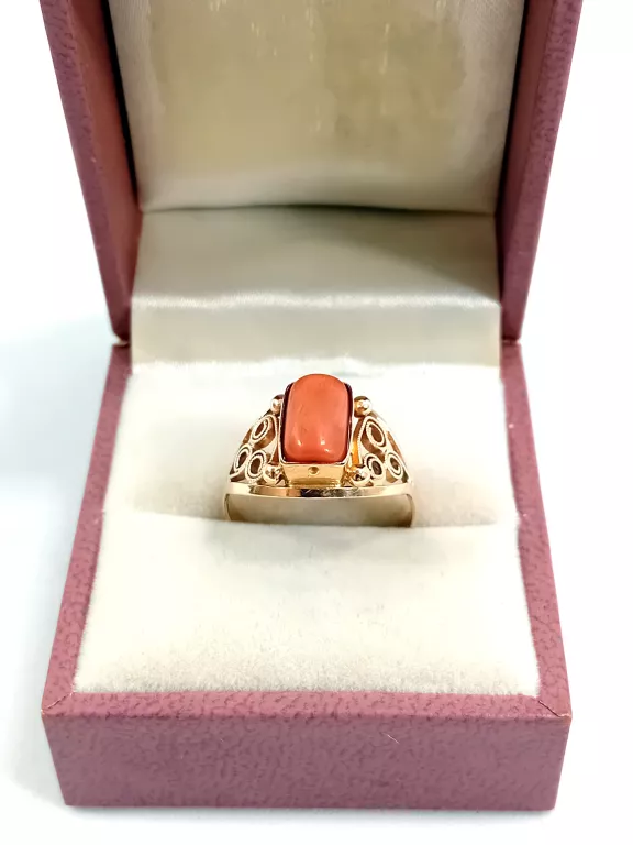 WYJĄTKOWY ZŁOTY PIERŚCIONEK PR.585 R.16