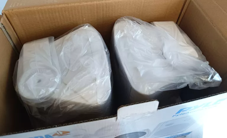 GŁOŚNIKI WODOODPORNE BLUETOOTH PYLE HYDRA PDWR51BTWT JAK NOWE