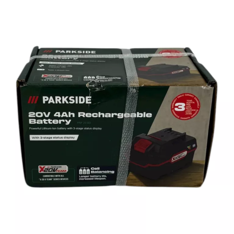 AKUMULATOR PARKSIDE 20V 4AH ZIELONY