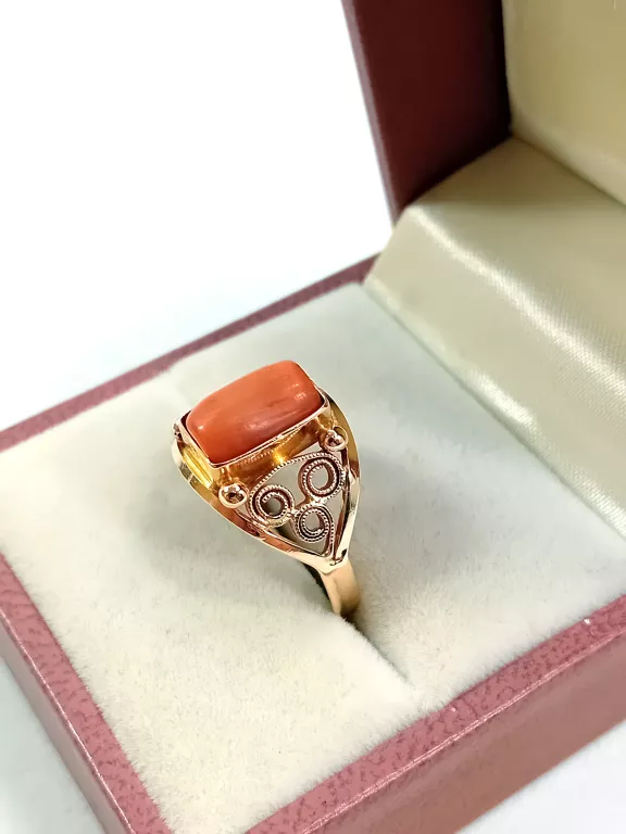 WYJĄTKOWY ZŁOTY PIERŚCIONEK PR.585 R.16