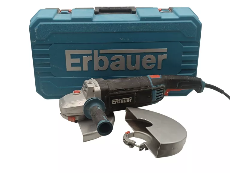 SZLIFIERKA KĄTOWA ERBAUER EAG2200 2200W 230MM + WALIZKA + OSŁONA + UCHWYT