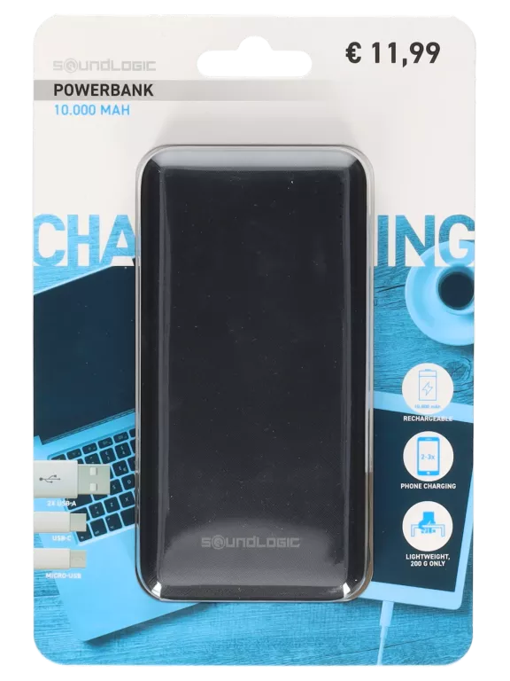 POWERBANK SOUNDLOGIC 10000 MAH *FABRYKA*