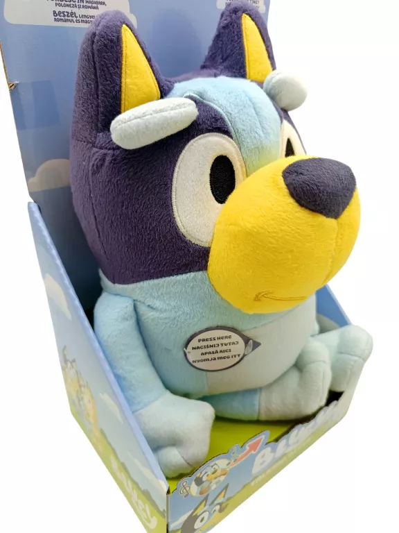 BLUEY INTERAKTYWNA PLUSZOWA MASKOTKA BLUEY 33CM