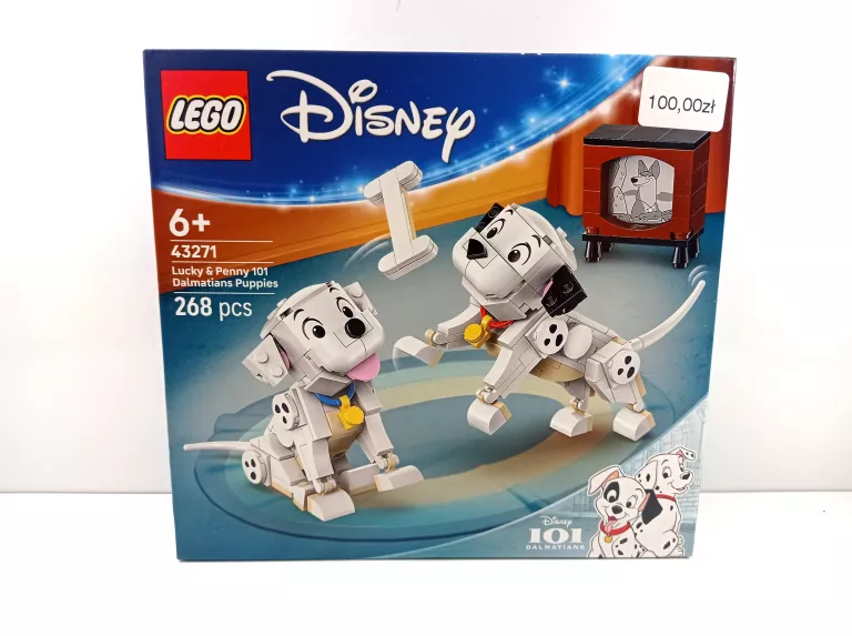 LEGO DISNEY 43271 SZCZENIAKI SZCZĘŚCIARZ I GROSZKA 101 DALMATYŃCZYKÓW